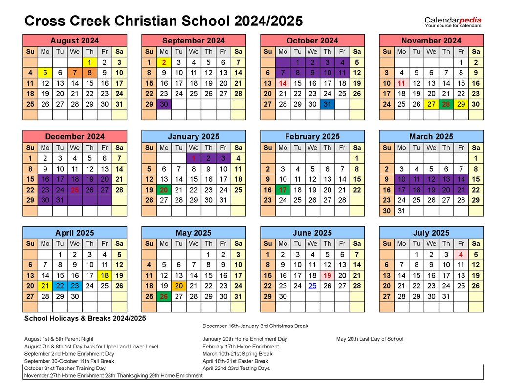 Cross Creek Christian School Home